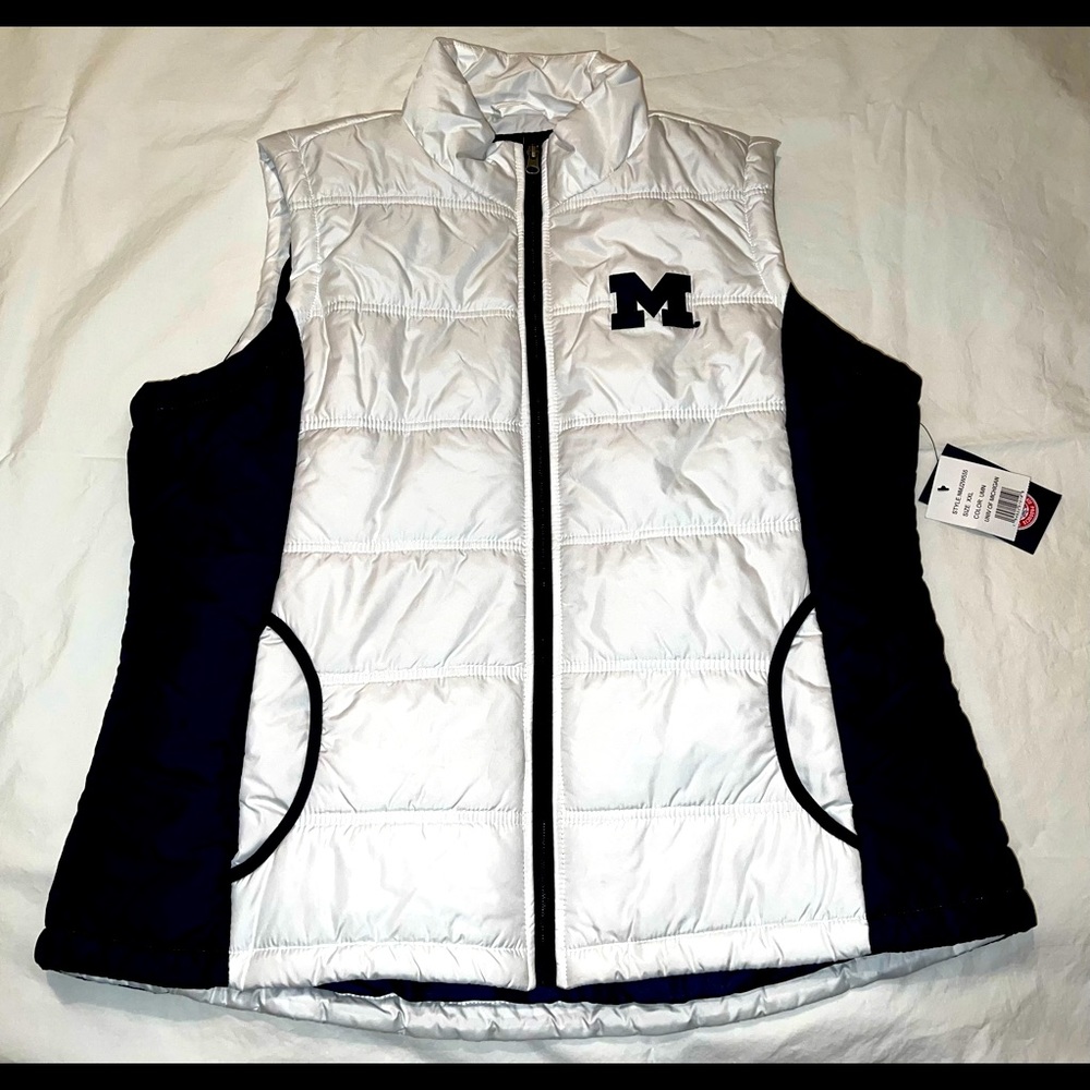 Michigan Puffy Vest NWT
